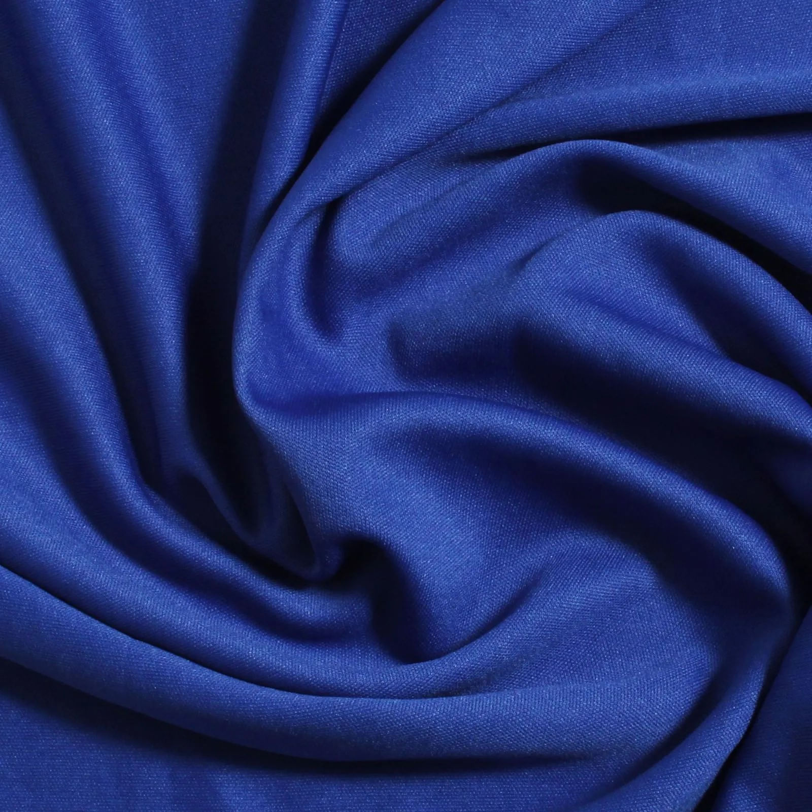 Tela orgánica jersey azul Royal Meliert