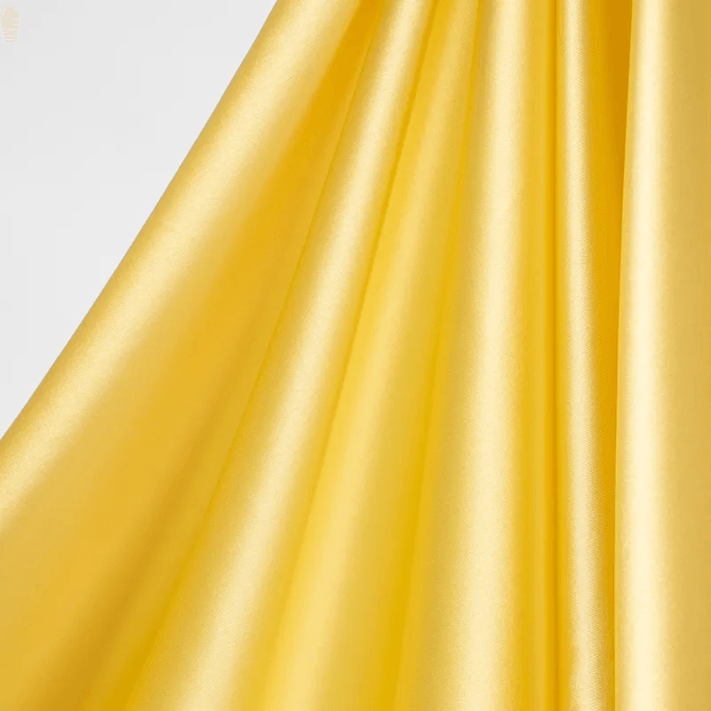 Canary Yellow Duchess Satin Fabric