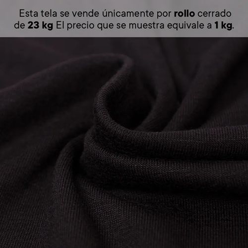 Viscosa Spandex Fancy Jet Black