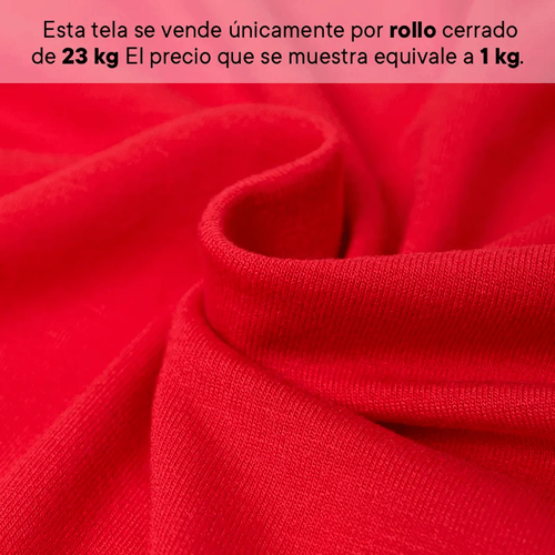 Viscosa Spandex Fancy Fiery Red